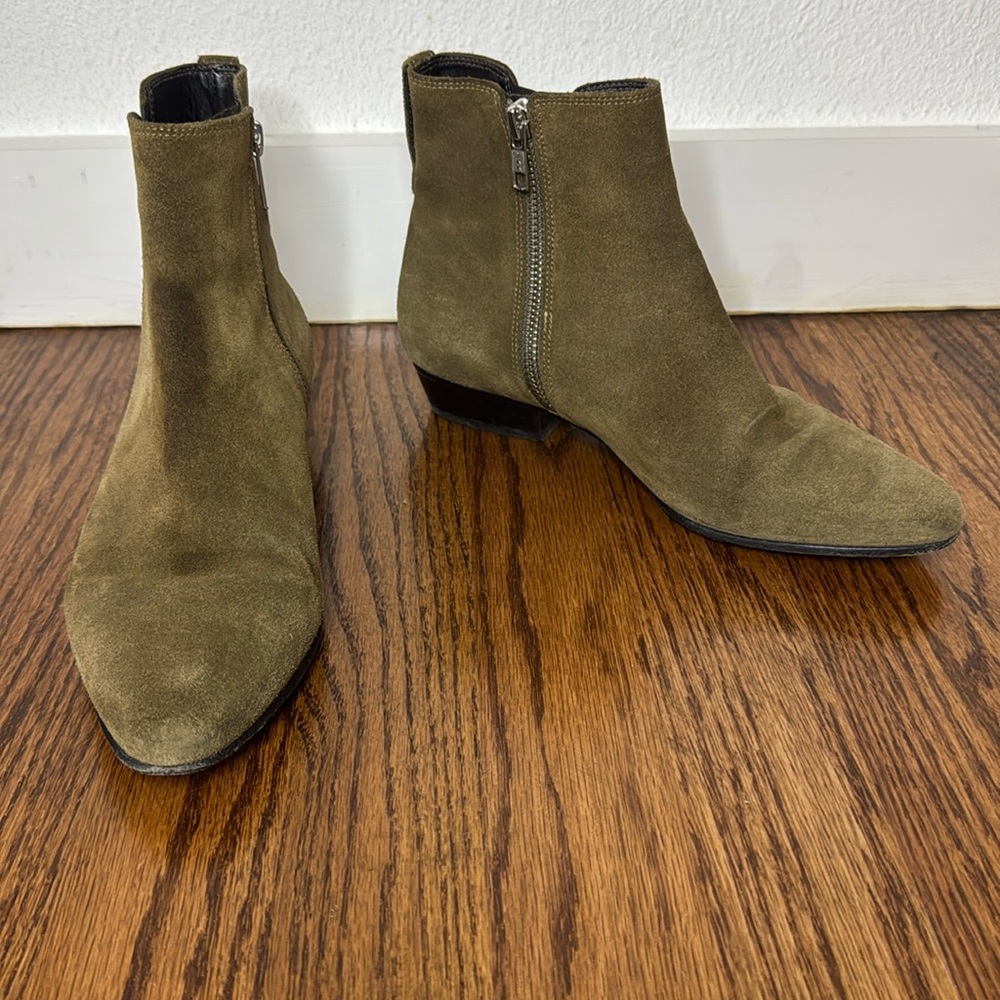 Isabel Marant Étoile Patsha Hey Jude Suede Chelsea Boots, Sz 36